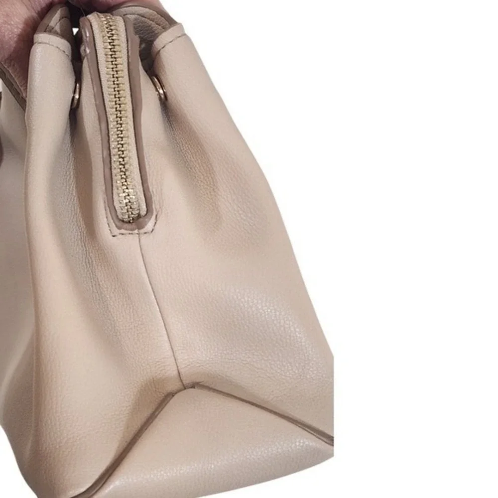 Zara Satchel Bag, Top Handle Crossbody,‎ Work Bag, Shoulder Bag, Tote, Taupe
